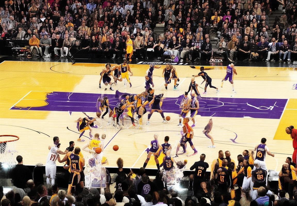 2015湖人VS国王：巅峰对决的战略火花与关键瞬间(图1)